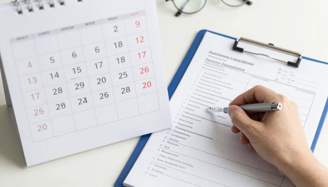 Calendar with several urinary symptom episodes marked beside a urine test report and a bladder diary at a Bhubaneswar clinic — Recurrent Urinary Symptoms
